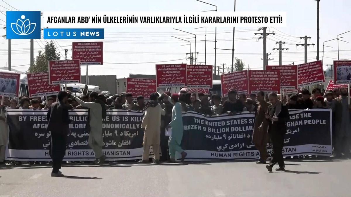 Video: Afganlar ABD\'nin Ülkelerinin Varlıklarıyla İlgili Kararını Protesto Etti