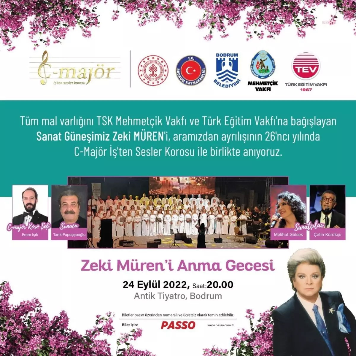 Zeki Müren, Ölümünün 26. Yılında Bodrum\'da Anılacak