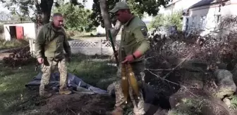 BALAKLİYA - Nova Gusarivka köyünde yaşanan çatışmaların ardından Rus güçleri köyden çekildi