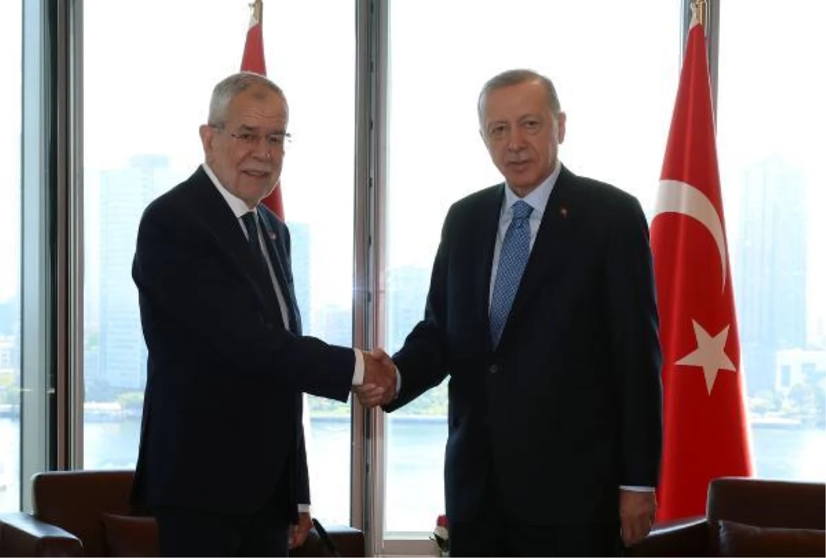 Cumhurbaşkanı Erdoğan, Avusturya Cumhurbaşkanı Bellen ile görüştü