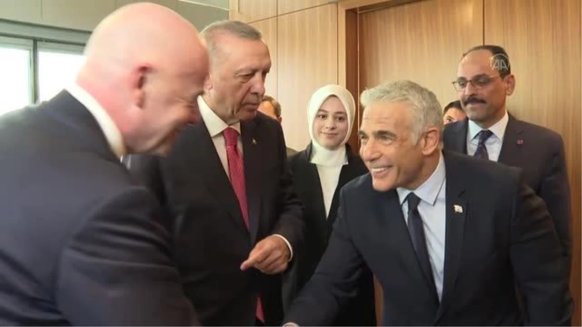 Cumhurbaşkanı Erdoğan, İsrail Başbakanı Lapid\'i kabul etti