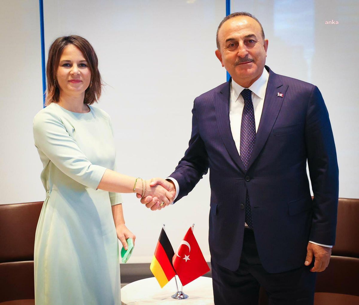 Dışişleri Bakanı Mevlüt Çavuşoğlu Alman Mevkidaşı Anna Baerbock ile Görüştü