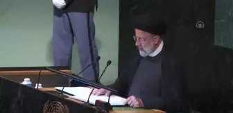 İran Cumhurbaşkanı Reisi, BM kürsüsünde Kasım Süleymani'nin fotoğrafını gösterdi