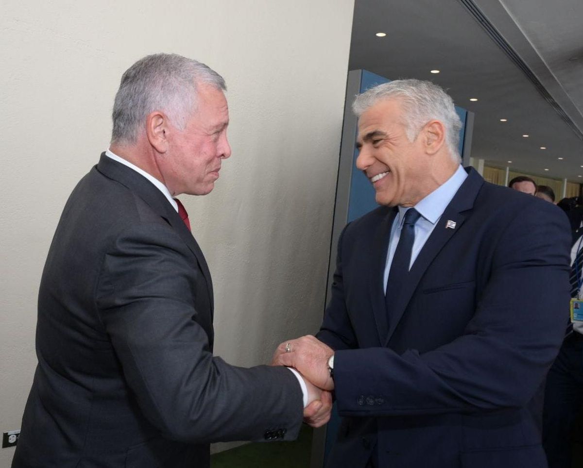 İsrail Başbakanı Lapid, New York\'ta Ürdün Kralı 2. Abdullah\'la görüştü