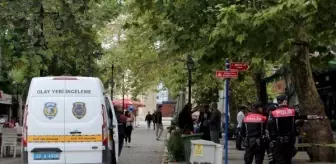 Kafede karşılaştığı husumetlisini ayağından vurdu