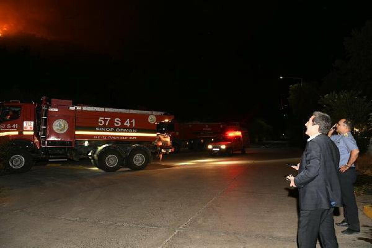 Muğla haberleri: Marmaris\'te orman yangını (6)