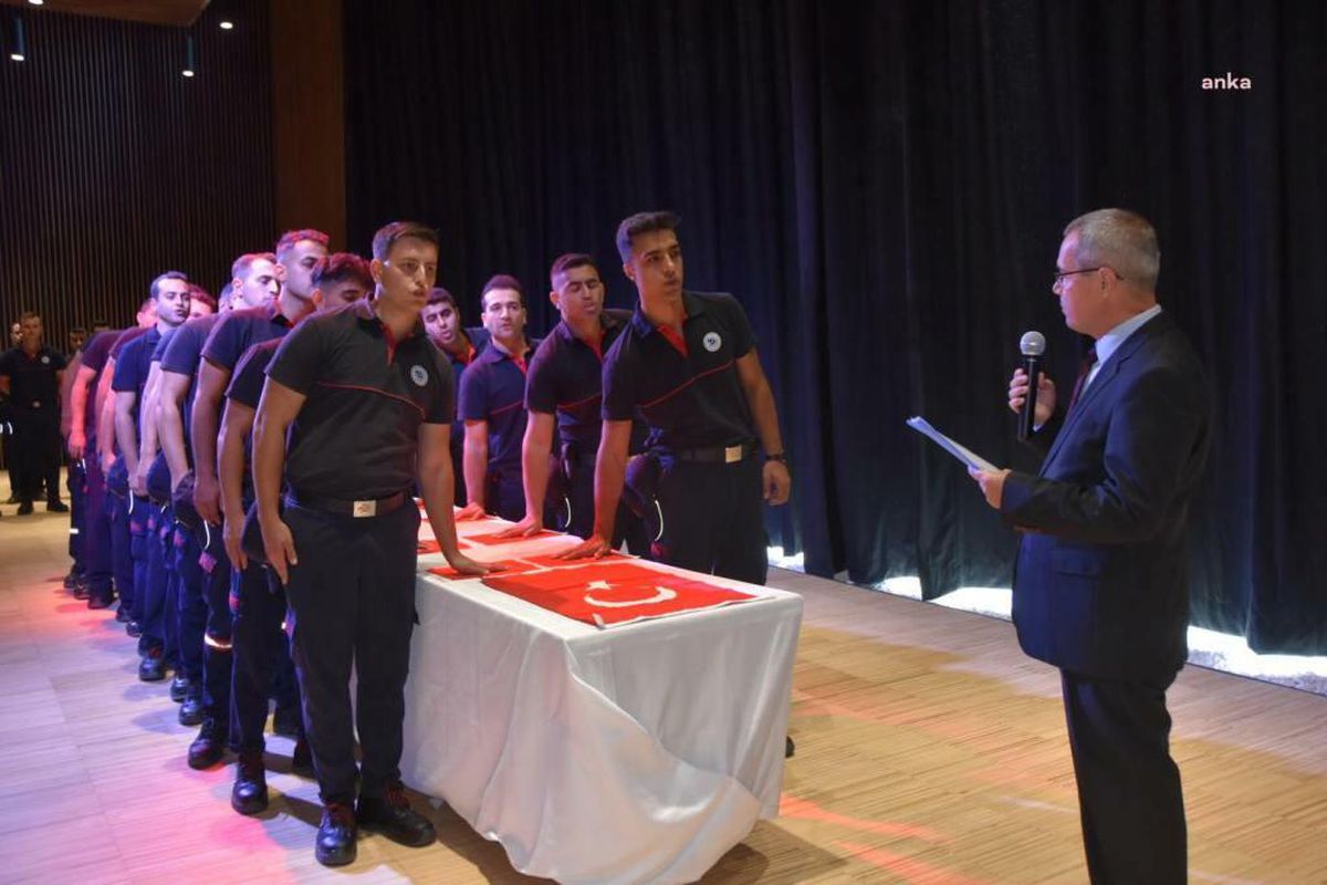 Tekirdağ\'da Göreve Başlayan İtfaiye Erleri Yemin Etti
