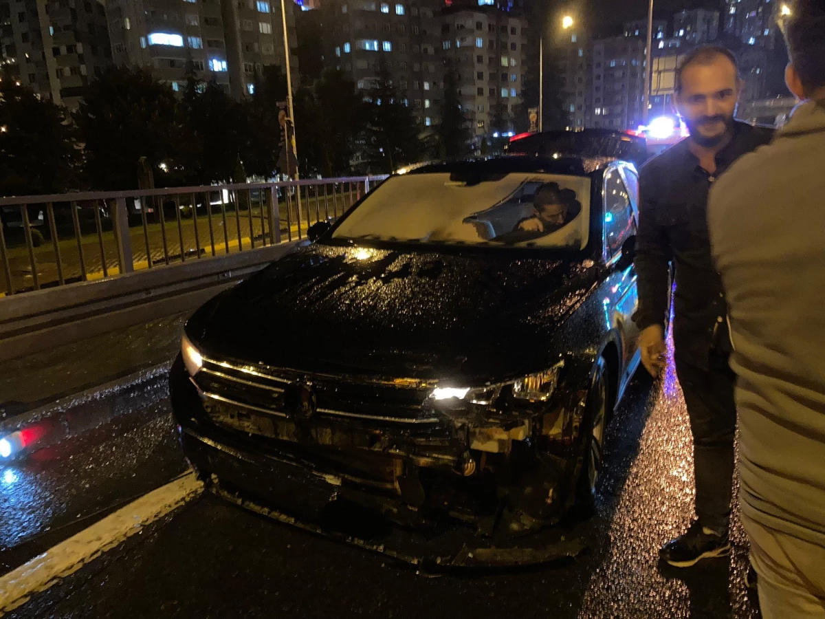 AK Parti Trabzon Milletvekili Cora\'nın içinde bulunduğu araç kaza yaptı