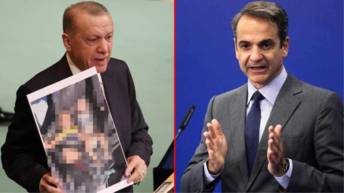 Cumhurbaşkanı Erdoğan BM\'de boğularak ölen bebeklerin fotoğrafını gösterdi! Kiryakos Miçotakis çok rahatsız oldu