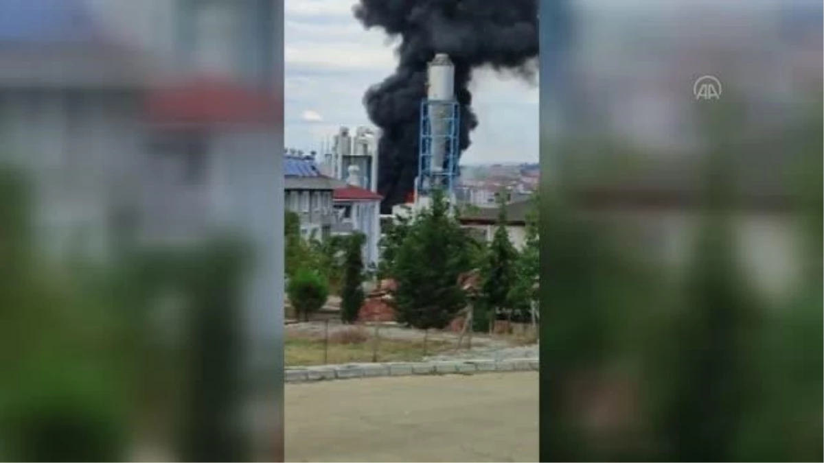 Samsun\'da orman ürünleri işlenen fabrikada çıkan yangın hasara neden oldu