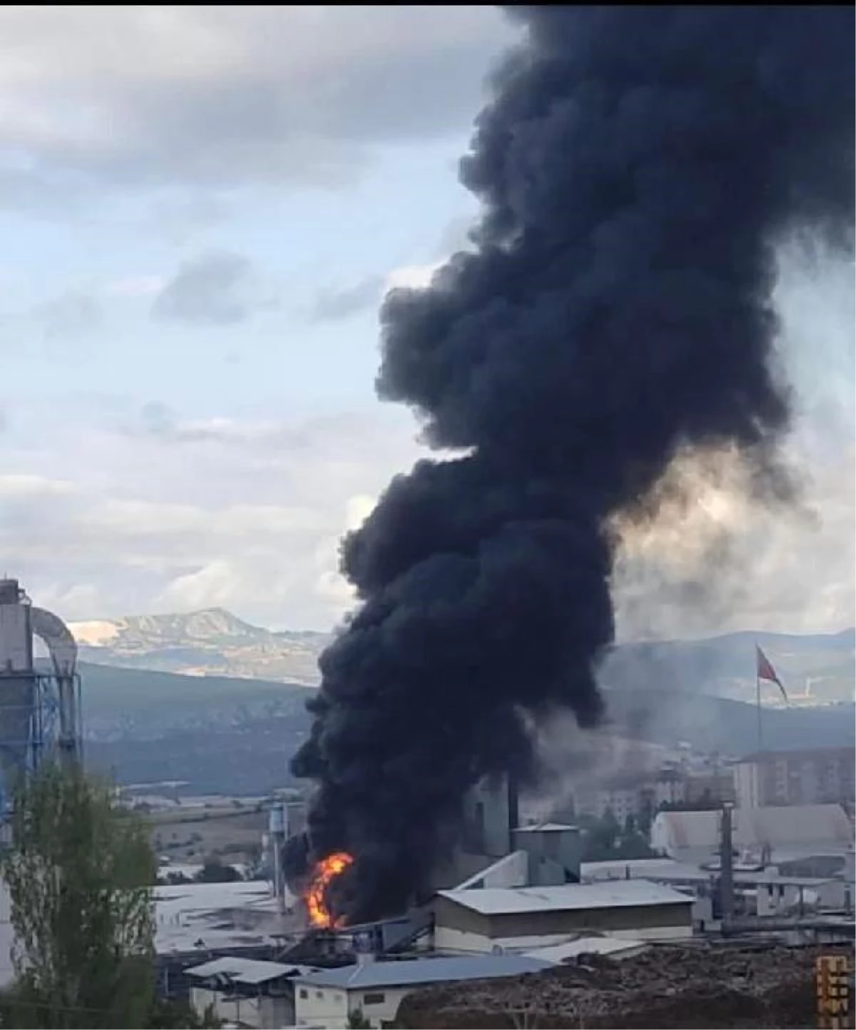 Son dakika haber! Samsun\'da orman ürünleri fabrikasında çıkan yangın söndürüldü