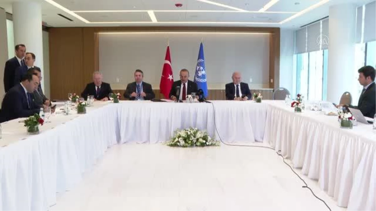 Dışişleri Bakanı Çavuşoğlu, New York temaslarını değerlendirdi