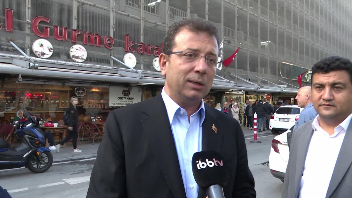 İmamoğlu: Karaköy\'deki Otoparkın Deprem Analizini Yaptırdığımızda, Sıkıntılı Bir Yapı Olduğunu Tespit Ettik. Gördüğünüz Otoparkı Yerin Altına...