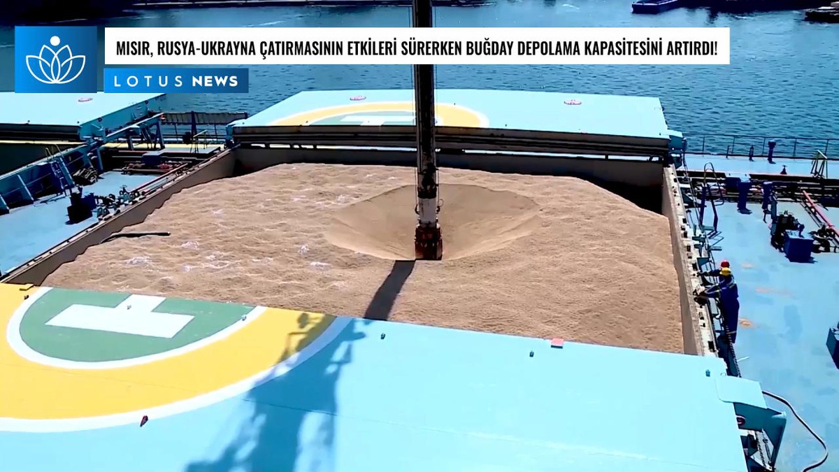 Video: Mısır, Rusya-Ukrayna Çatışmasının Etkileri Sürerken Buğday Depolama Kapasitesini Artırdı