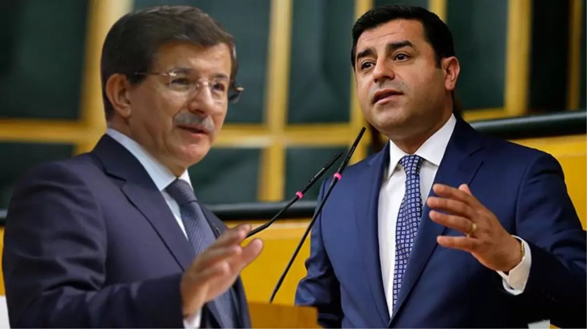 Selahattin Demirtaş\'ın sorusuna Gelecek Partisi\'nden cevap: Davutoğlu şikayetçi olmamıştır