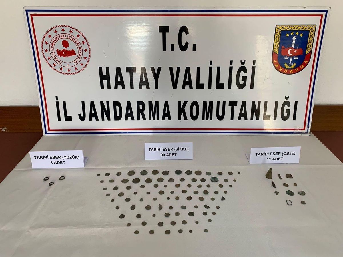 Hatay\'da tarihi eser operasyonunda 1 şüpheli yakalandı