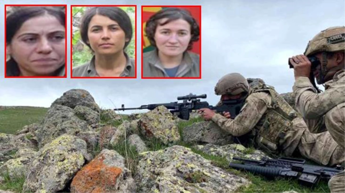 Turuncu ve gri kategorilerde aranan 3 PKK\'lı terörist Diyarbakır\'da etkisiz hale getirildi