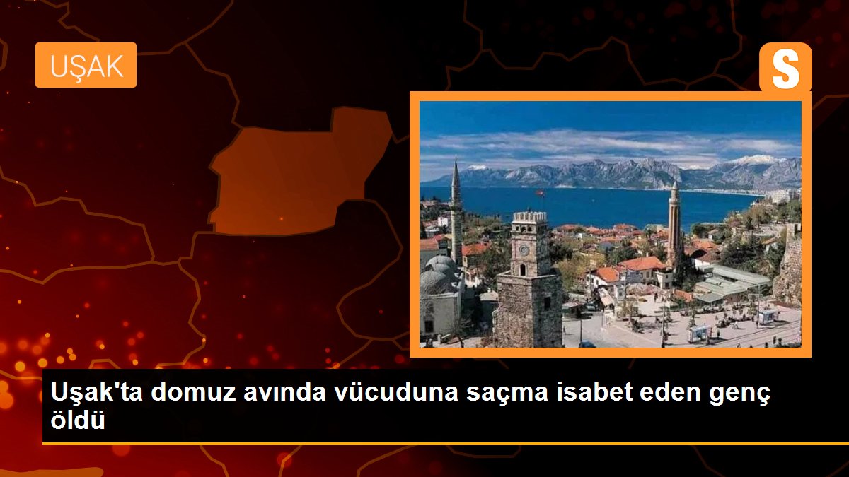 Uşak\'ta domuz avında vücuduna saçma isabet eden genç öldü