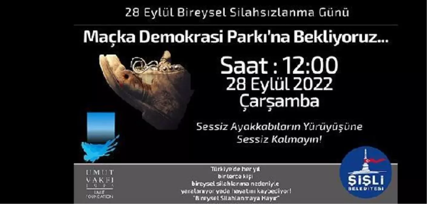 Bireysel silahlanma \'sessizce\' protesto edilecek