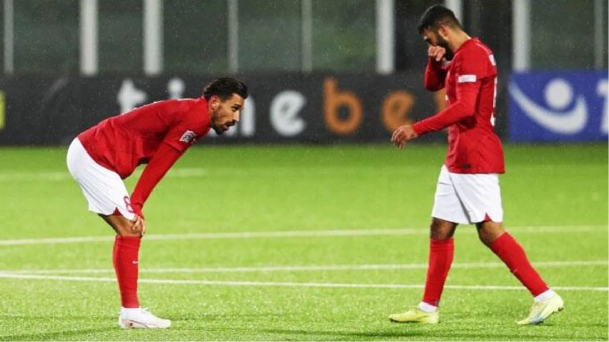 Faroe Adaları\'na yenilen A Milli Futbol Takımı\'mız Andorra, Malta ve Moldova ile aynı listeye girdi