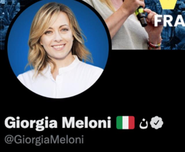 İtalya'da seçimleri kazanan Meloni'nin sosyal medya hesabındaki Arapça harf detayı!