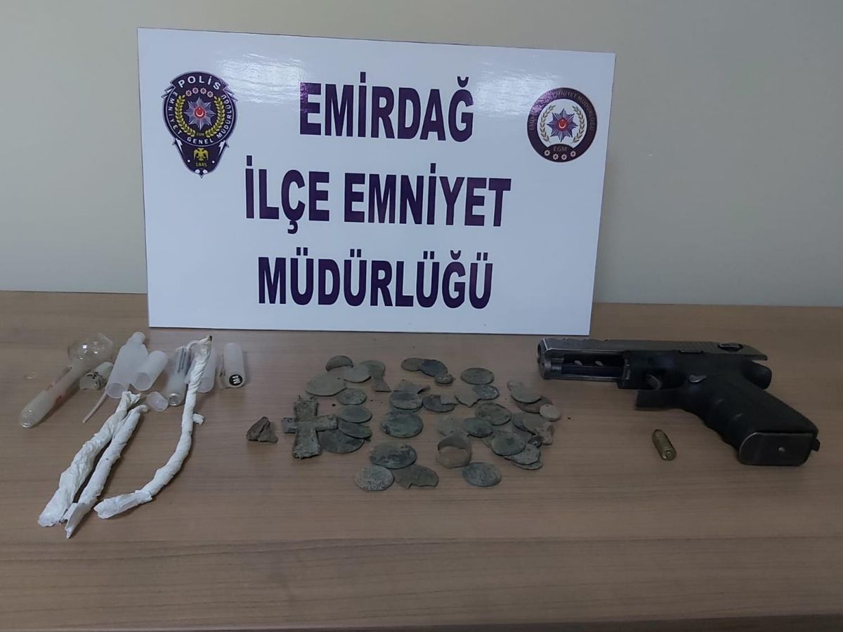 Afyonkarahisar\'da uyuşturucu operasyonunda 1 şüpheli tutuklandı