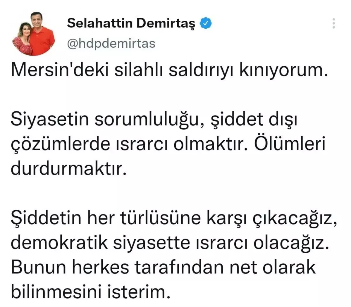 İçişleri Bakanı Soylu\'dan, Demirtaş\'ın paylaşımına tepki Açıklaması