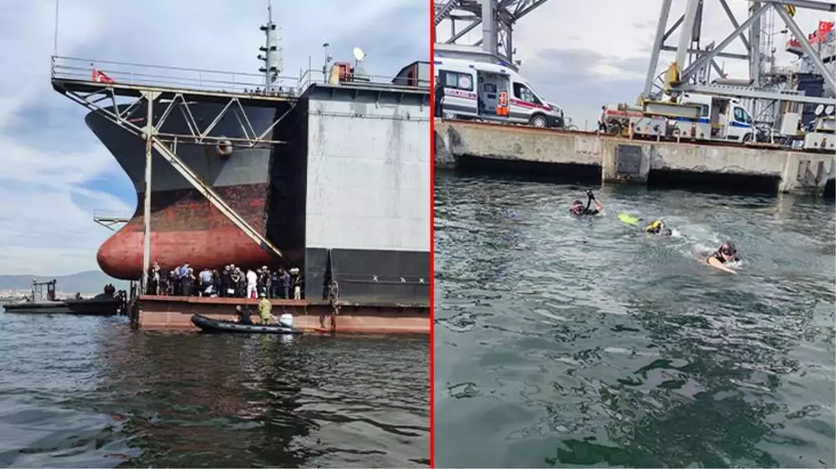 Gölcük Donanma\'da iş kazası! 1 asker şehit olurken 1 asker de yaralandı