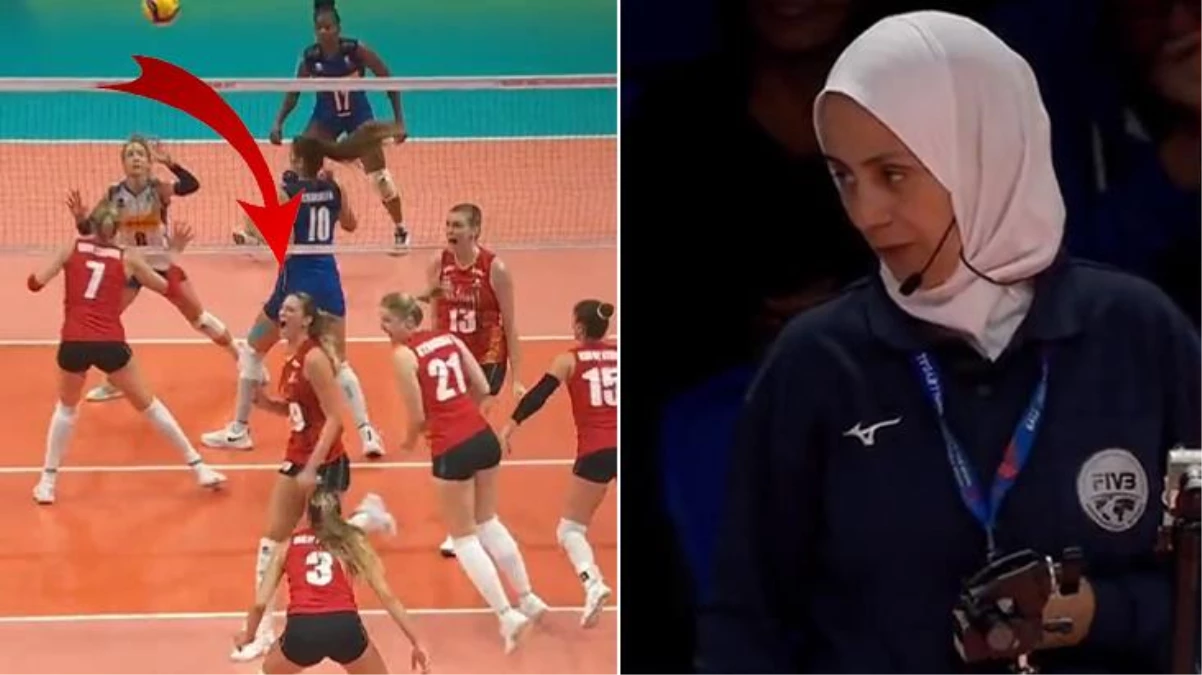 Belçikalı voleybolcuların Kadınlar Voleybol Dünya Şampiyonası\'nda yaptığı hata hakemi bile şaşırttı