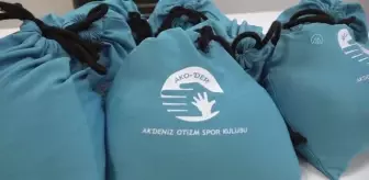 Antalya'da otizmli çocuklardan diyaliz hastalarına 'kum torbası' desteği