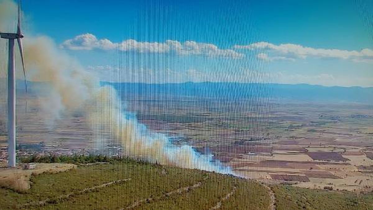 Son dakika haberi! Çanakkale\'de orman yangını (1)