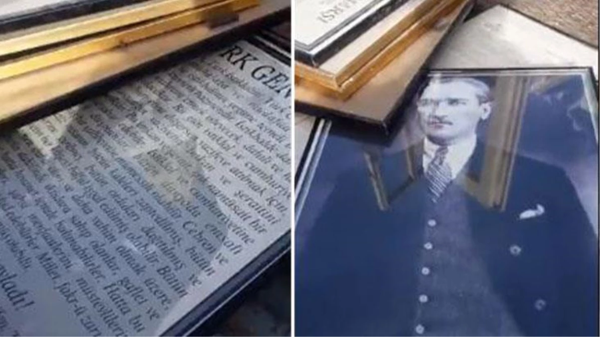 İYİ Partili başkan isyan etti: Atatürk portresini ve İstiklal Marşı\'nı hurdacıya satmışlar