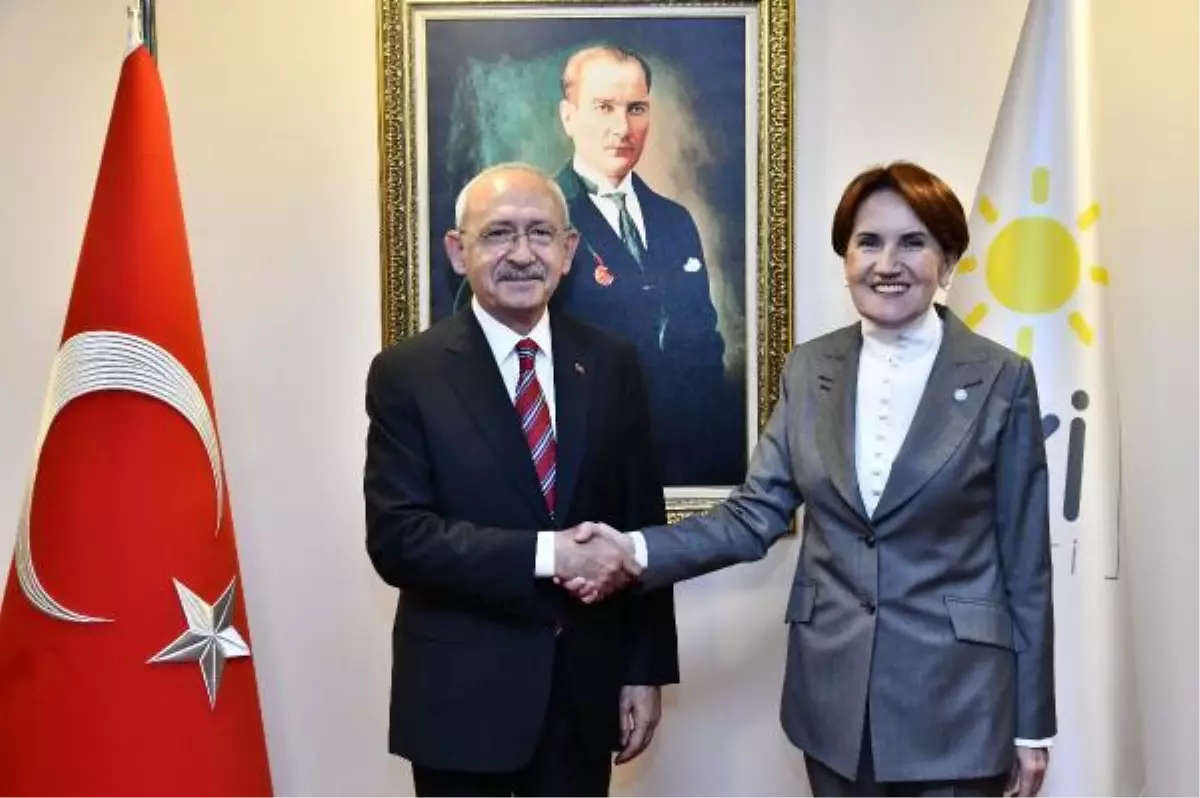 KILIÇDAROĞLU, AKŞENER\'İ ZİYARET ETTİ