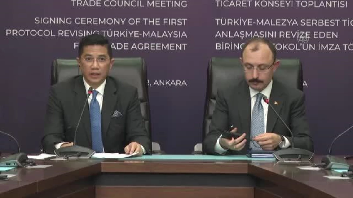 Türkiye ve Malezya\'nın Serbest Ticaret Anlaşması\'nı revize eden protokol imzalandı