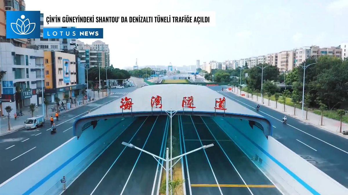 Video: Çin\'in Güneyindeki Shantou\'da Denizaltı Tüneli Trafiğe Açıldı