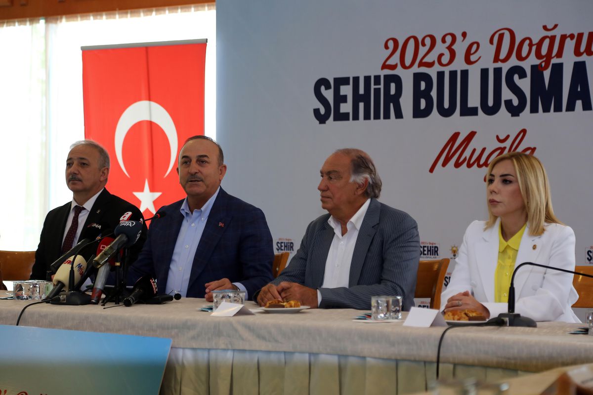 Dışişleri Bakanı Çavuşoğlu, Muğla\'da basın toplantısı düzenledi: (2)