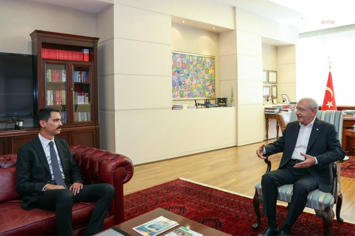 CHP Genel Başkanı Kılıçdaroğlu, Muhsin Yazıcıoğlu\'nun oğlu ile görüştü