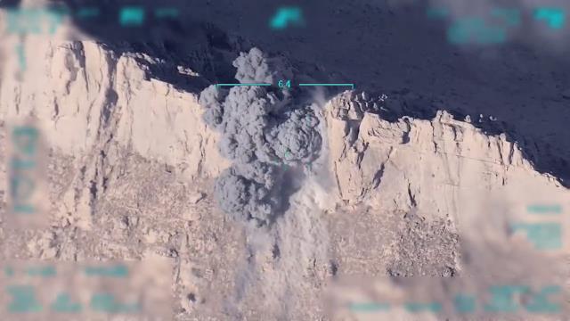 Milli Savunma Bakanlığı Asos operasyonunun görüntülerini paylaştı! Teröristlerin inleri başlarına böyle yıkıldı