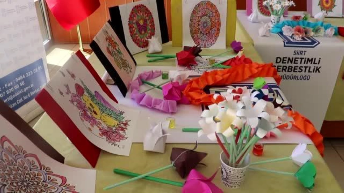 Siirt Adliyesinde "mandala ve origami" sergisi açıldı