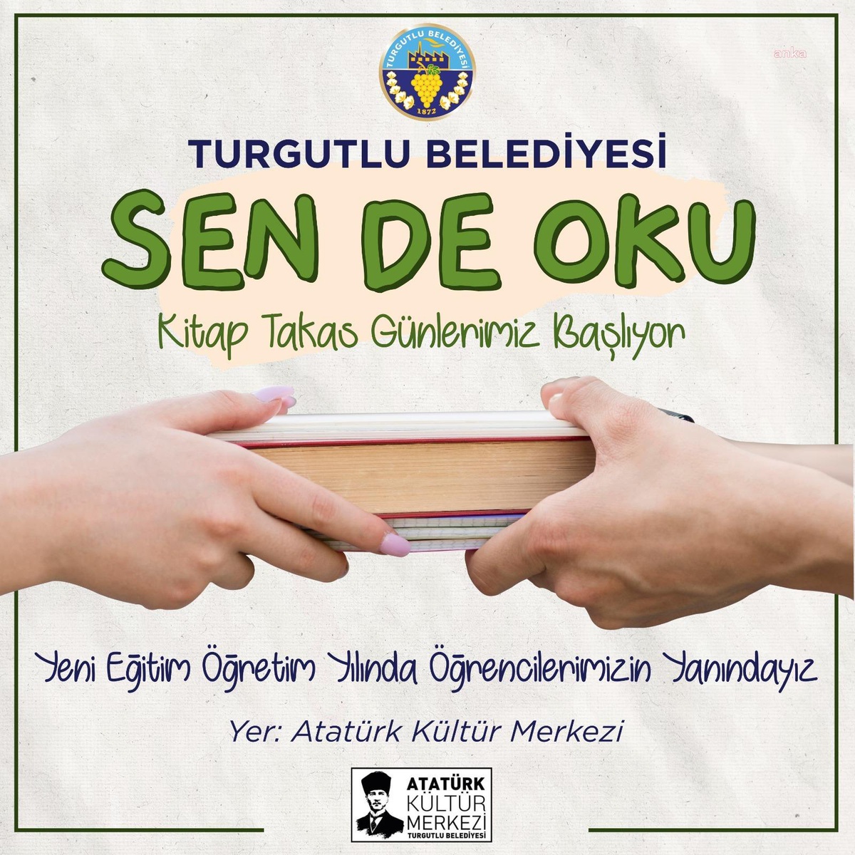Manisa haberleri! Turgutlu Belediyesi\'nden Öğrencileri Yeni Kitaplarla Buluşturacak Proje: "Sen de Oku"