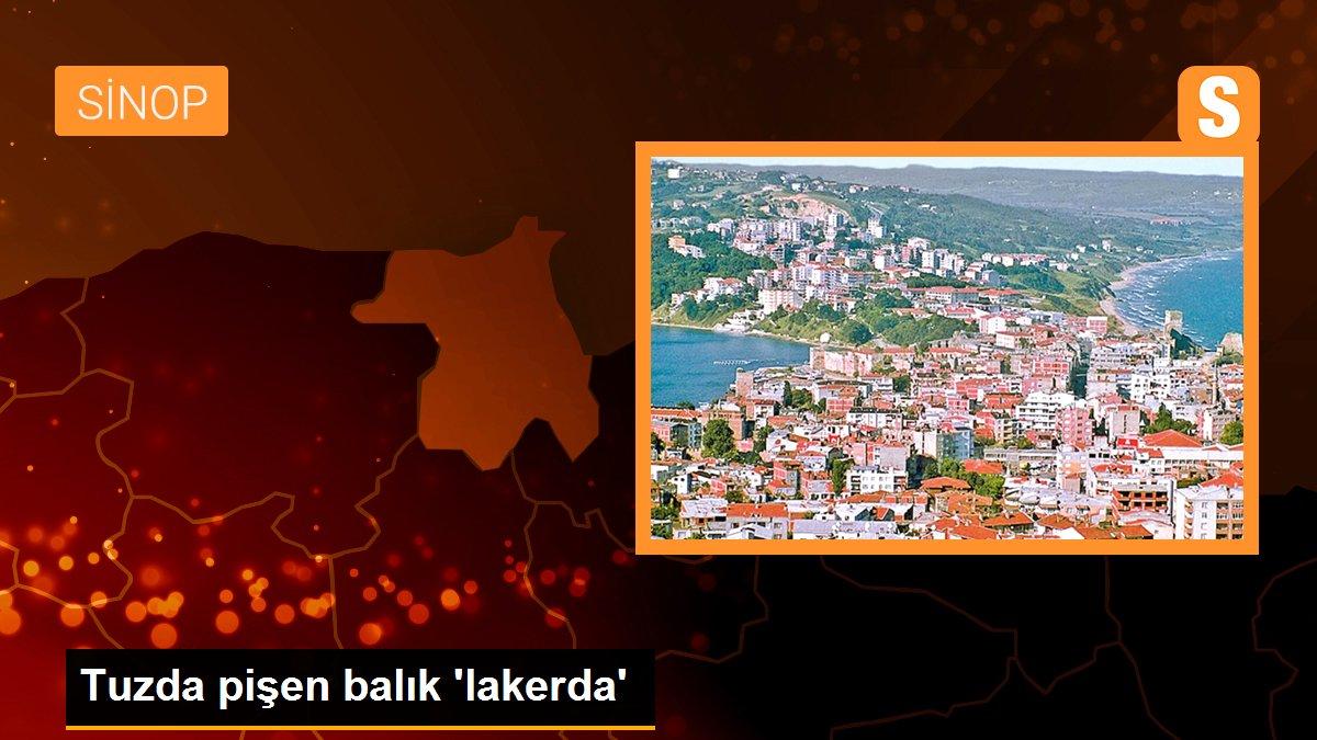 Tuzda pişen balık \'lakerda\'