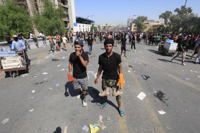 Hükümetten sert müdahale! Bağdat 'Ekim' gösterilerinde 50 yaralı