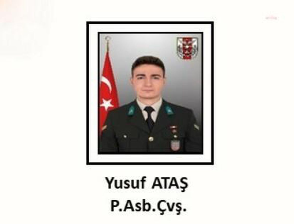 Pençe-Kilit Operasyonu bölgesinde Astsubay Çavuş Yusuf Ataş şehit oldu