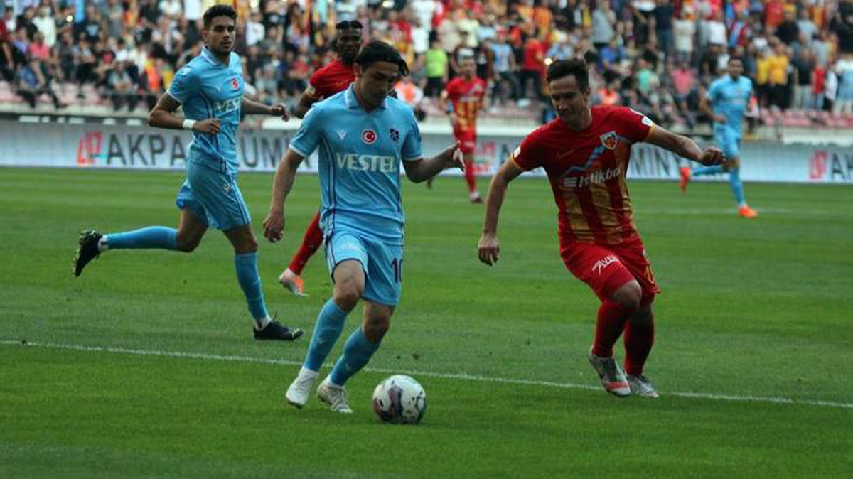 Trabzonspor, deplasmanda Kayserispor\'u 2-1 mağlup etti