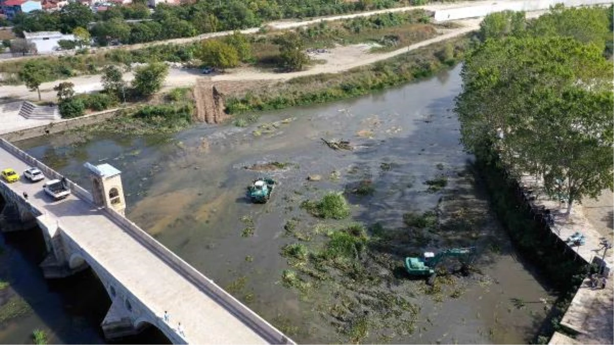 Tunca Nehri\'nde DSİ temizliği başladı