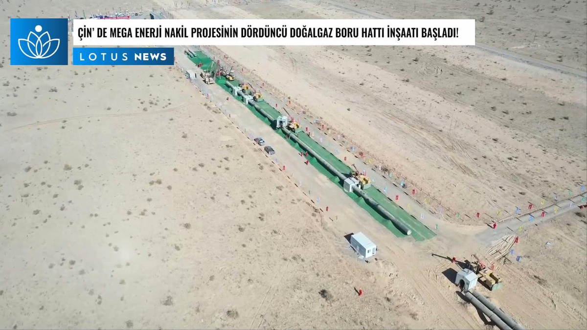 Video: Çin\'de Mega Enerji Nakil Projesinin Dördüncü Doğalgaz Boru Hattı İnşaatı Başladı