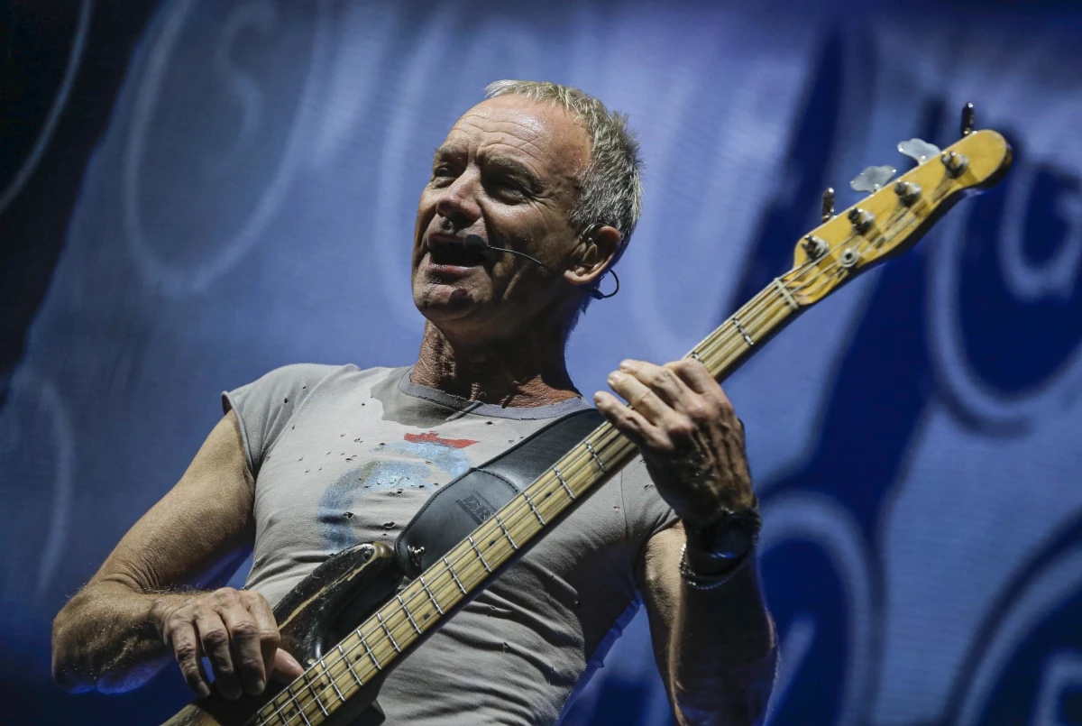 İngiliz müzisyen Sting, Saraybosna\'da konser verdi
