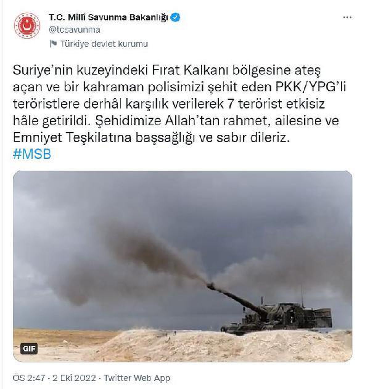 Son dakika haberi | MSB: 7 terörist etkisiz hale getirildi