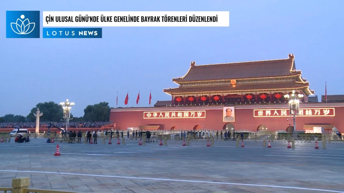 Video: Çin Ulusal Günü\'nde Ülke Genelinde Bayrak Törenleri Düzenlendi