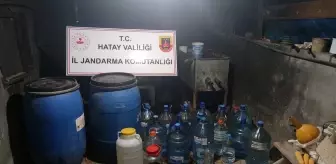 Hatay'da 3 bin 670 litre sahte içki ele geçirildi